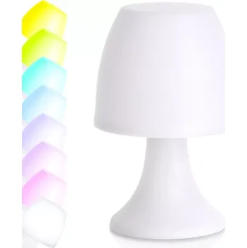 Lampička LED stolní lampička s multibarevným světlem 19 cm