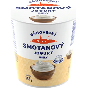 Milsy Bánovecký smetanový jogurt bílý 145g