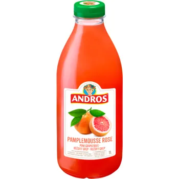 Andros 100% Grepový džus 1l