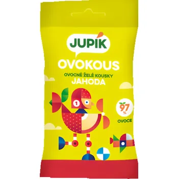 Sušené ovoce Jupík Ovokous jahoda 35g