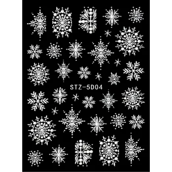 Samolepky na nehty 5D - Zima 5D04