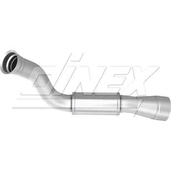 Přední díl výfuku Trubka výfuku MB ACTROS MP4 LOW COST DINEX DIN5AA054, , ,