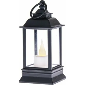 Vánoce Casa de Engel Home Plastová lucerna s LED svíčkou, 0/240 Fialová UNI (2790090)