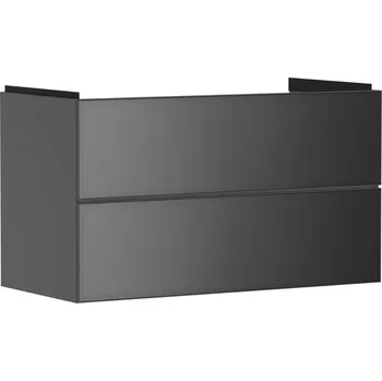 Koupelnový nábytek Skříňka pod umyvadlo bez umyvadla Hansgrohe Xevolos E 98x57,5x47,5 cm břidlicová matná šedá mat 54183770