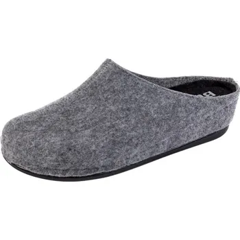 Dámské pantofle BUXA Dámské pantofle z vlněné plsti na klínku BZ250 šedá Velikost: 38
