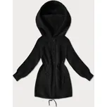 Černá vlněná bunda typu alpaka (W017#) odstíny černé uni velikost