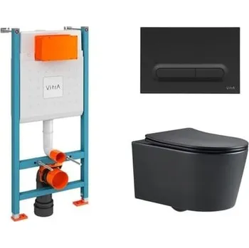 WC sada Závěsný wc set do lehkých stěn / předstěnová SAT Brevis SIKOVSB1