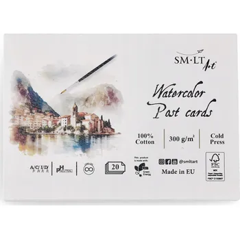 Blok na akvarel SMLTArt A6 20 ks