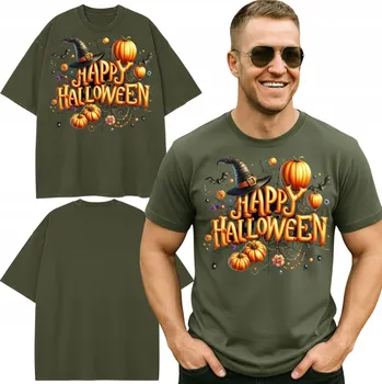 Pánské tričko TRIČKO PÁNSKÉ NA Halloween DÁREK DEN DÝNĚ PODZIM XXL