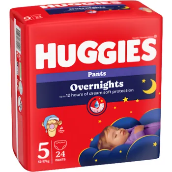 Plenkové kalhoty Plenkové Kalhotky Huggies Huggies na noc Velikost 5 24 ks