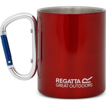 Kempingové nádobí Hrnek s karabinkou REGATTA OUTDOORS KARABINER HANDLE MUG OS Červená, Stříbrná, Modrá