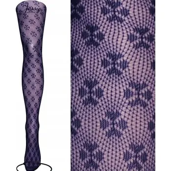 Dámské oblečení Vzorované Punčocháče Calzamia 40 DEN modré gtz-02/T velikost 4