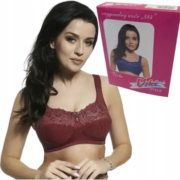 Podprsenka Viki podprsenka nevyztužená červená velikost 90G