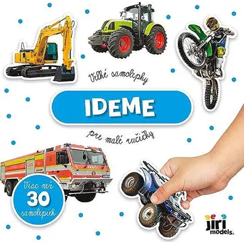 Veľké samolepky pre malé ručičky Ideme Kniha