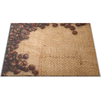 Kuchyňské prkénko Glasdekor Skleněné prkénko zrna kávy na jutě Prkénko: 30x20cm