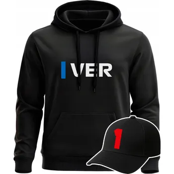 Pánská mikina MIKINA MAX VERSTAPPEN S KAPUCÍ RED BULL F1 VEL S PLUS KŠILTOVKA