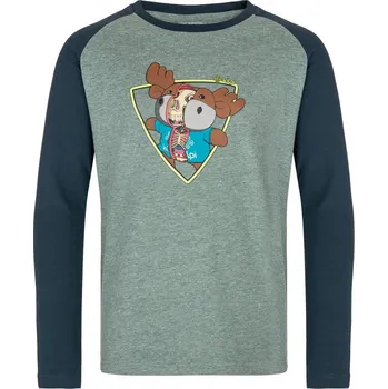 Chlapecké balvněné tričko s dlouhým rukávem Kilpi SONIER-JB 86
