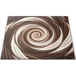 Glasdekor Skleněné prkénko abstrakt čokoládová spirála Prkénko: 30x20cm