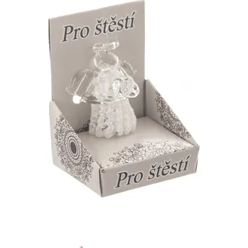 Vánoce Závěsná dekorace Anděl se srdcem