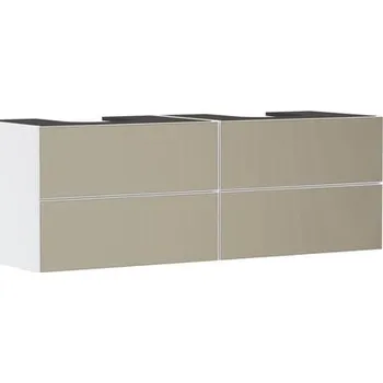 Koupelnový nábytek Skříňka pod umyvadlo pod desku Hansgrohe Xevolos E 157x55,5x55 cm bílá matná 54199390