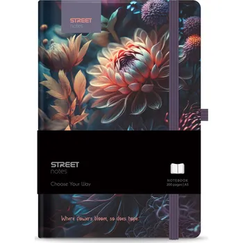 Zet servis Blok FLOWERS Blossom A5 linka s gumou