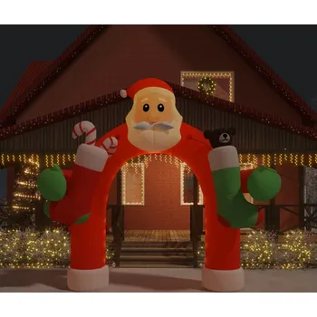 Bytová dekorace vidaXL Vánoční nafukovací brána s LED diodami 320 cm [345324]