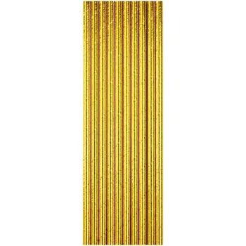 Brčka zlatá 10ks 20cm - Party Pal