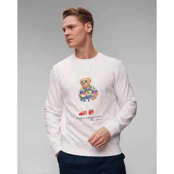 Pánská mikina Bílá Pánská Mikina Polo Ralph Lauren 710853308-100