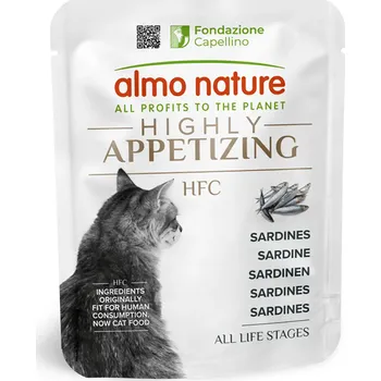 Krmivo pro kočku Almo Nature HFC Highly Appetizing - Sardinky 24x50g