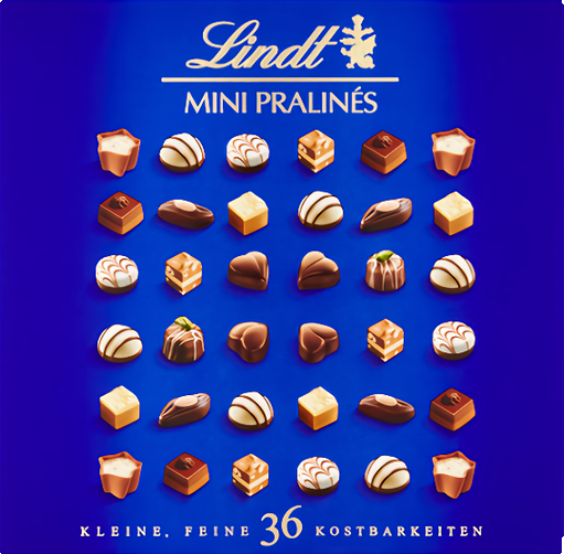 Lindt bonboniéra čokoládové Mini pralinky 180g