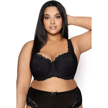Podprsenka Dámská podprsenka 053/22 Carmela black plus - MAT černá 90/C