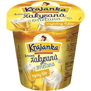 Krajanka – Zakysaná smetana s příchutí vaječného likéru 130 g