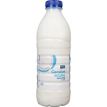 Mléko ARO Mléko čerstvé polotučné 1,5% 6x1L PET 6l
