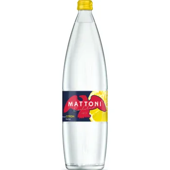 Voda Mattoni Citron, sklo 1l
