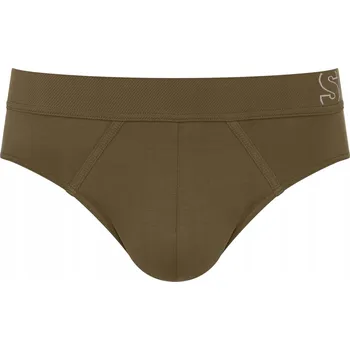 Pánské oblečení Sloggi Slipy zelené, velikost M