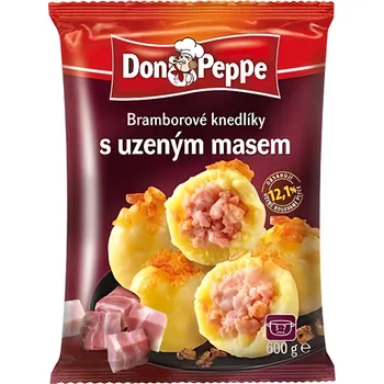 Potravina Don Peppe Bramborové knedlíky s uzeným masem 600 g