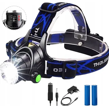 Čelovka ČELOVKA LED ZOOM XML-T6 CREE SILNÁ NABÍJECÍ SVÍTILNA