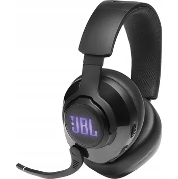 Sluchátka Drátová sluchátka přes uši JBL Quantum 400 s mikrofonem, černá