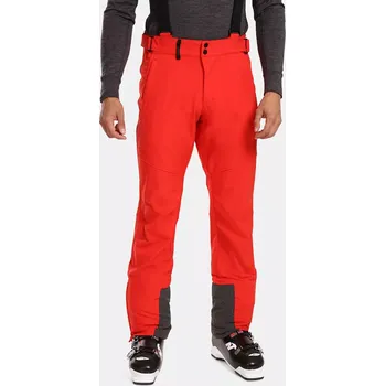 Snowboardové kalhoty Pánské softshellové lyžařské kalhoty Kilpi RHEA-M RED S Short