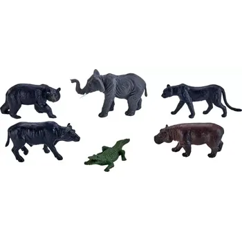 Figurka Mojo Mini svět Africká zvířátka sada 6 ks se slonem