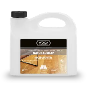 Čistič podlahy Woca Mýdlo na dřevěné olejované podlahy přírodní Objem: 2,5l