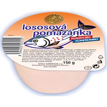 Gurmán Klub Lososová pomazánka 150g