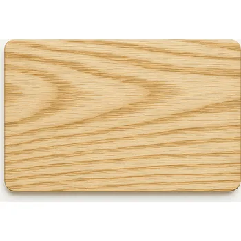 Dřevěná hračka Dřevěná vizitka s NFC čipem 13,56 MHz, jasan