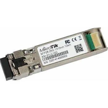 Síťový prvek Mikrotik SFP/SFP+/SFP28 optický modul XS+31LC10D, SM, 1/10/25Gbps, 1310nm, 10km, 2xLC