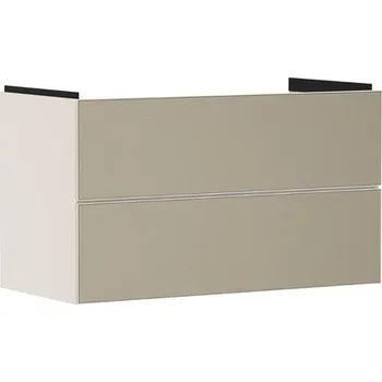 Koupelnový nábytek Skříňka pod umyvadlo bez umyvadla Hansgrohe Xevolos E 98x57,5x47,5 cm písková matná béžová mat 54182390