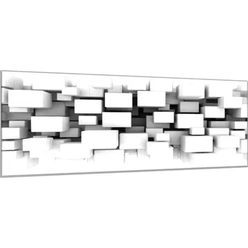 Obraz Glasdekor Obraz skleněný 3D kostky Rozměry-obdélník V/Š: 30 x 40 cm