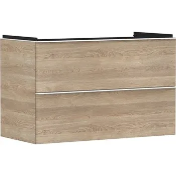 Koupelnový nábytek Skříňka pod umyvadlo bez umyvadla Hansgrohe Xelu Q 98x62,5x47,5 cm přírodní dub 54033700