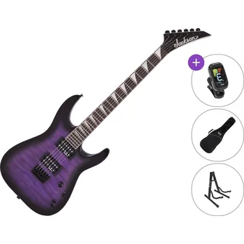 Elektrická kytara Jackson JS Series Dinky Arch Top JS32Q DKA HT AH SET Transparent Purple Burst Elektrická kytara