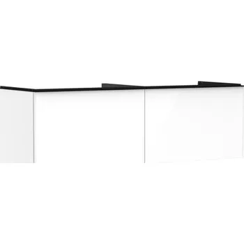 Koupelnový nábytek Skříňka pod umyvadlo pod desku Hansgrohe Xelu Q 156x49,5x55 cm bílá lesklá 54070670