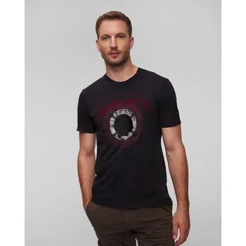 Pánské tričko Černé Pánské Tričko Aeronautica Militare 242ts2210j615-34380